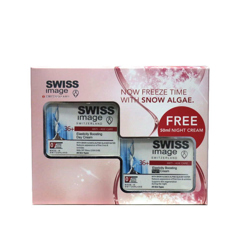 Swiss Image Anti Age Elasticity Day Cream + Night Cream FREE - (Pack of 3 Sets) - Billjumla.com