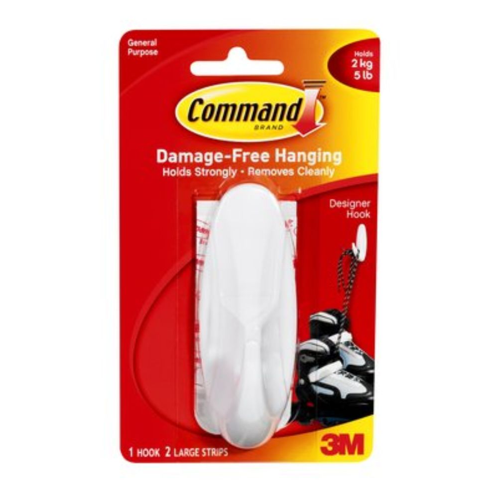 3M Command Large Designer Hook - (Pack of 4) - Billjumla.com