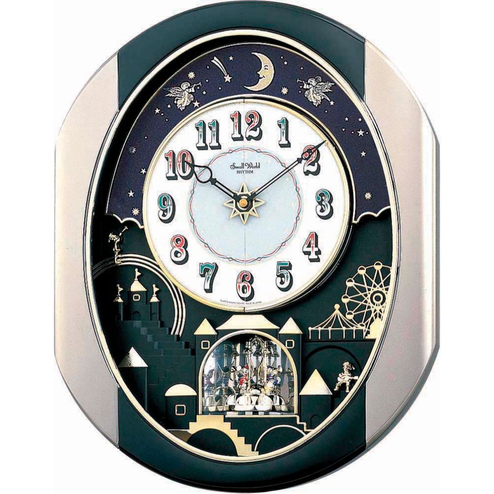 Rhythm Home Decorative Magic Motion Clock - Peaceful Night - Billjumla.com