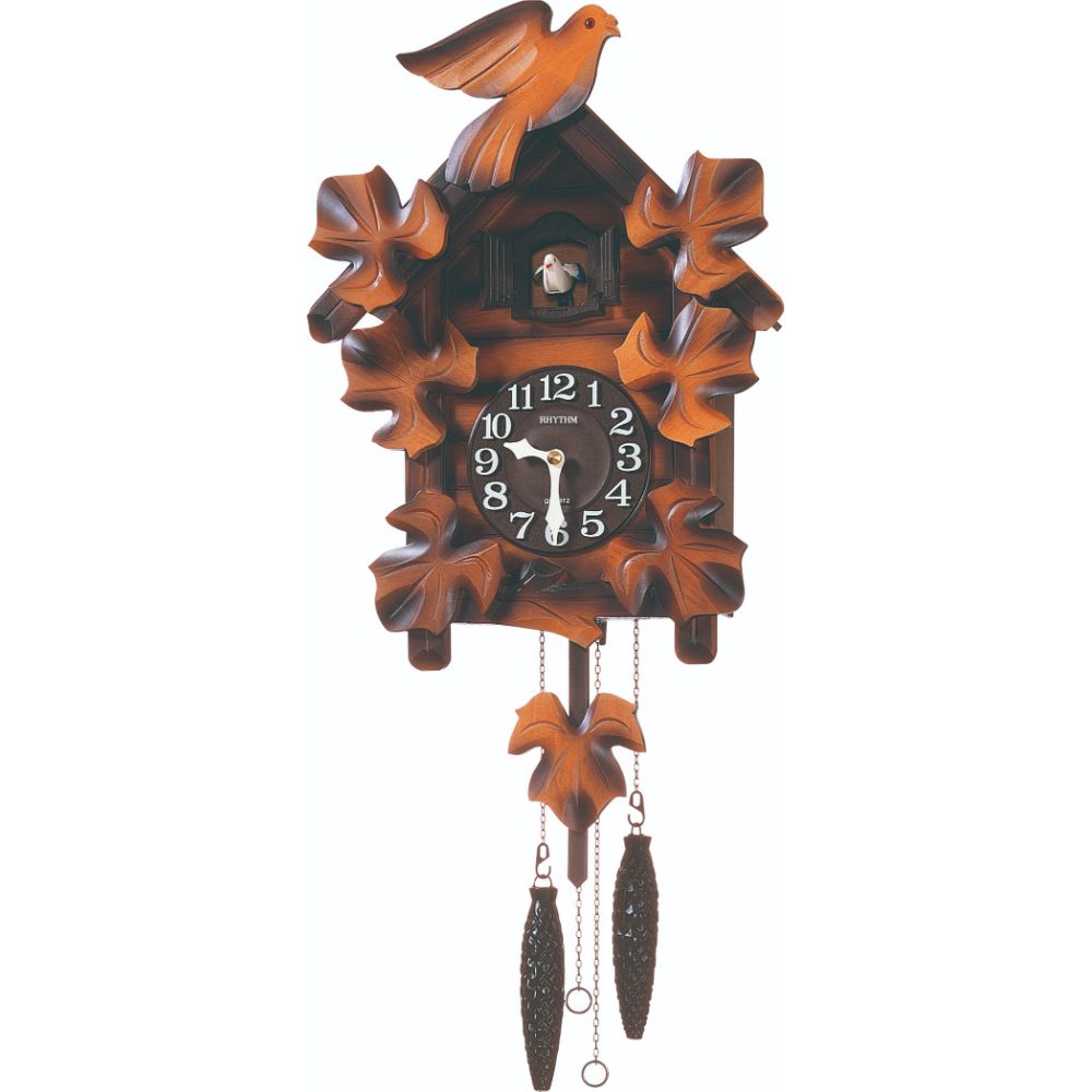 Rhythm Wooden Cuckoo Clock - Billjumla.com