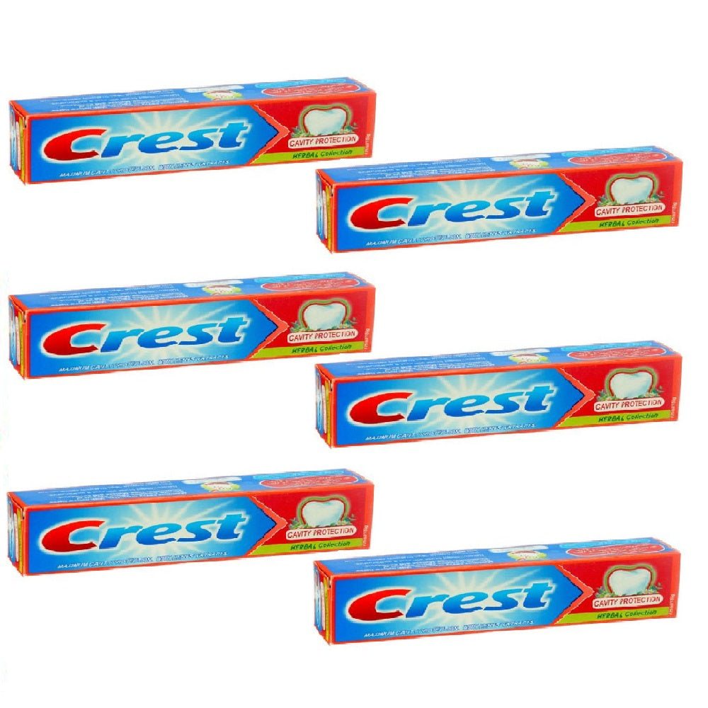 Crest Cavity Protection Herbal 125 Ml (Pack Of 6)