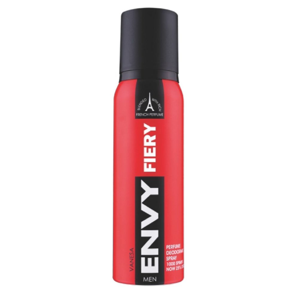 Envy Fiery Deo Deodorant Spray for Men 120ml - (Pack of 6) - Billjumla.com