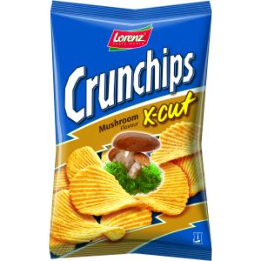 Lorenz Crunchchips X-Cut Mushroom 85G (حزمة 6)