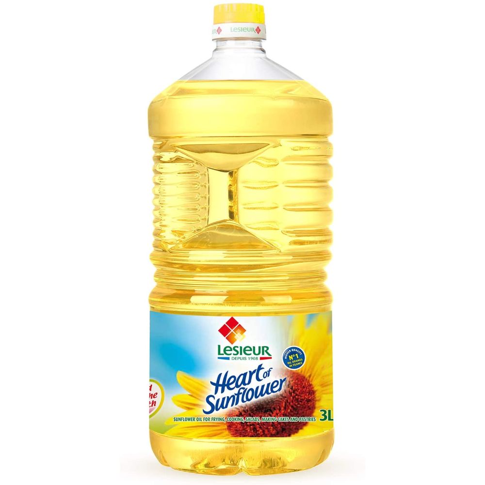Lesieur Sunflower Oil 3 Litre - (Pack of 6) - Billjumla.com