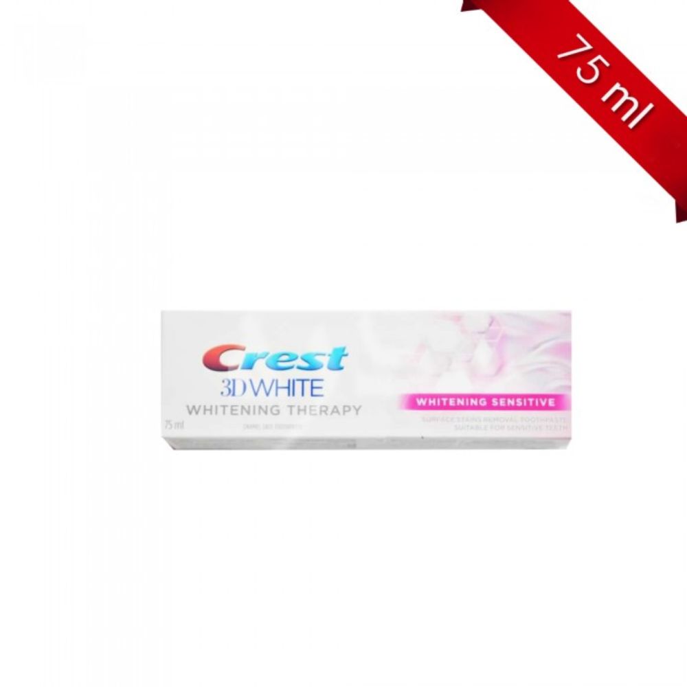 Crest 3D White Whitening Therapy Sensitive 75Ml (Pack Of 6) - Billjumla.com