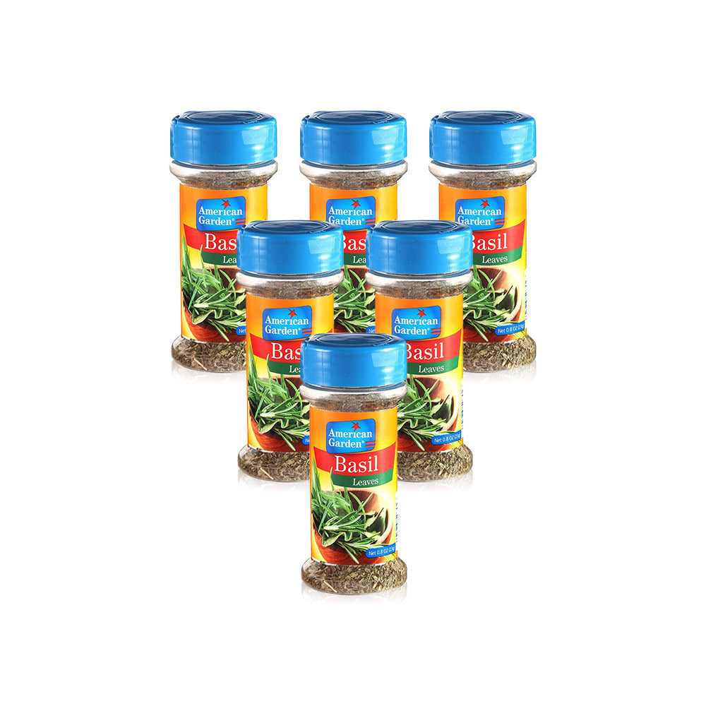أميريكن غاردن ورق الريحان/الحبق 23غ عبوة من 6 قطع
