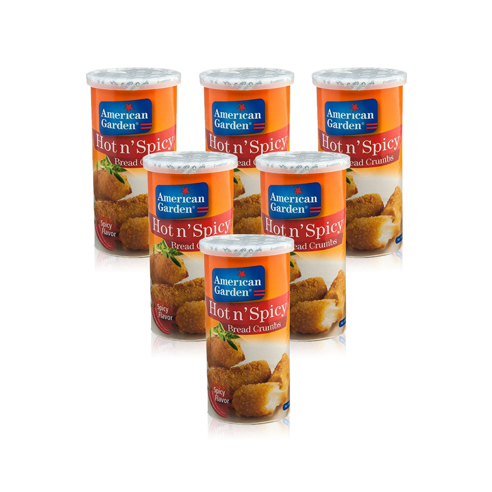 امريكان جاردن فتات الخبز الحارة المتبلة 425 جرام عبوه من 6 قطع