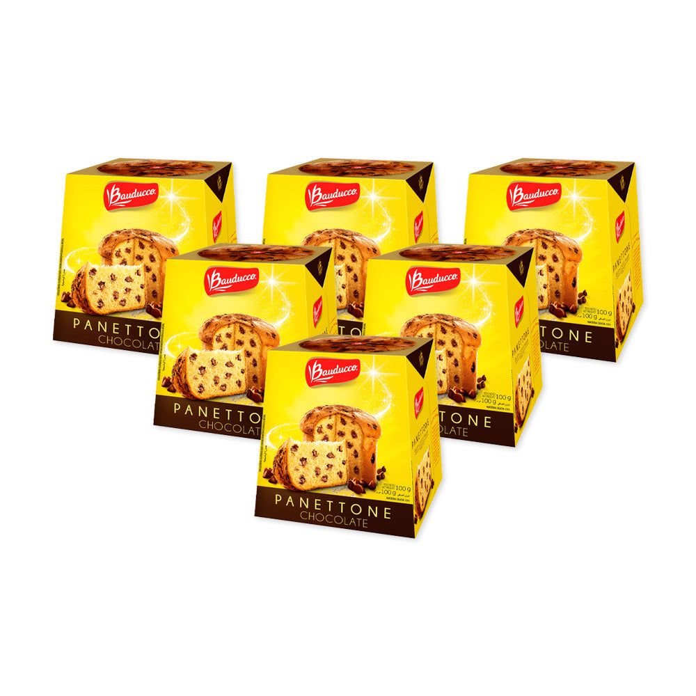 Bauducco Panettone Mini Milk Chocolate 100G (Pack of 6)