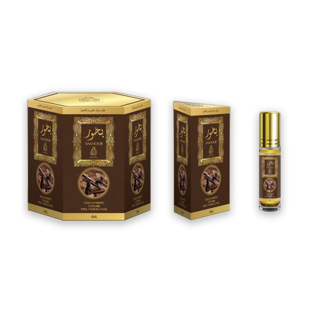 رول عطر بخور من أديان 6 مل - (3 عبوات -بمجموع 18 قطعة)