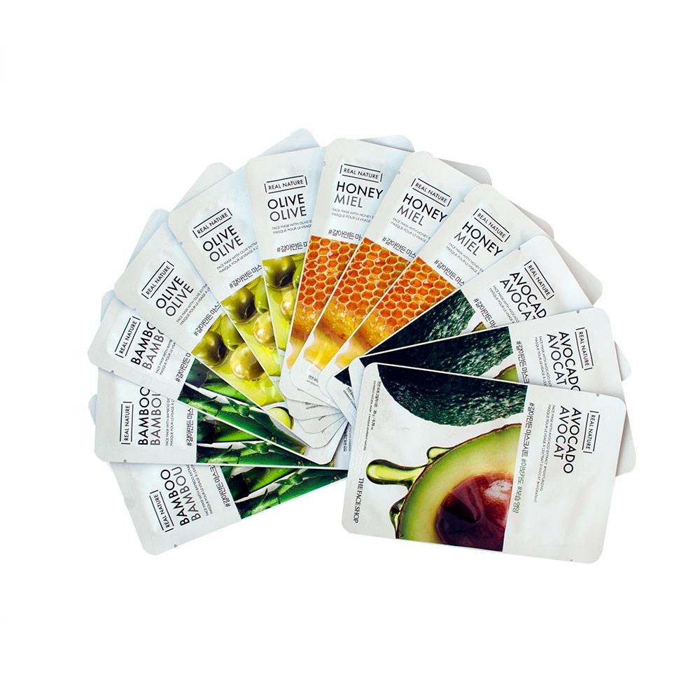 فيس شوب مجموعة من القناع الطبيعى للترطيب لمدة 14 يوما