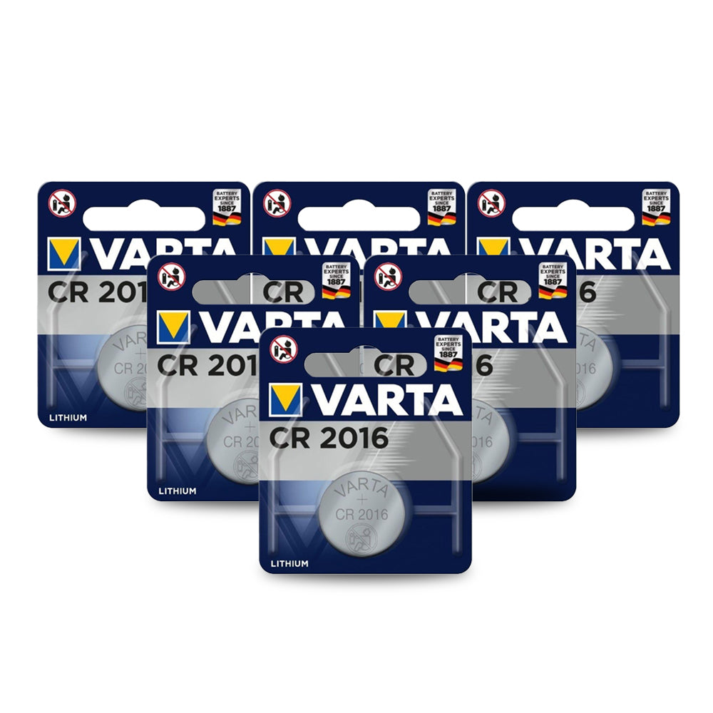 Varta Battery Lithium CR 2016 - (Pack of 6)