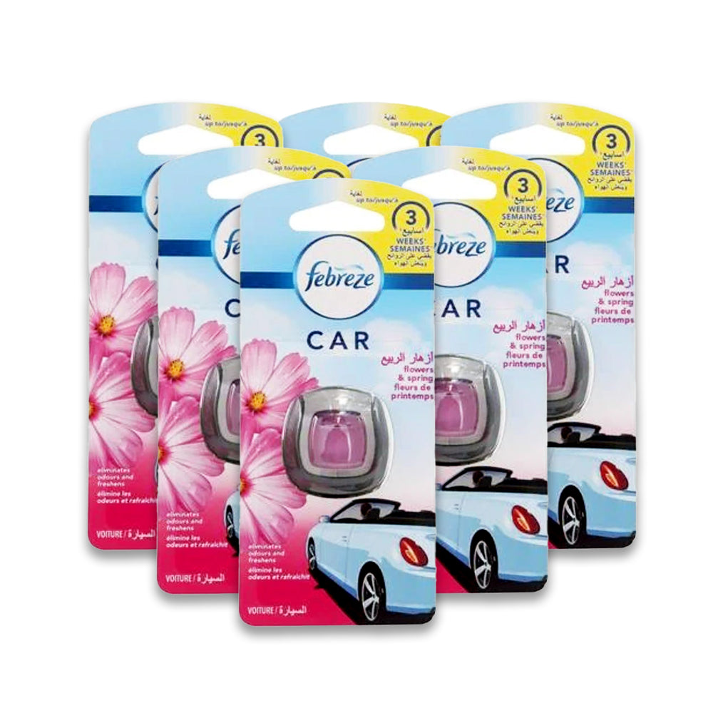معطر السيارة فيبرز زهرة و ربيع 2 مل (مجموعة من 6 قطع)