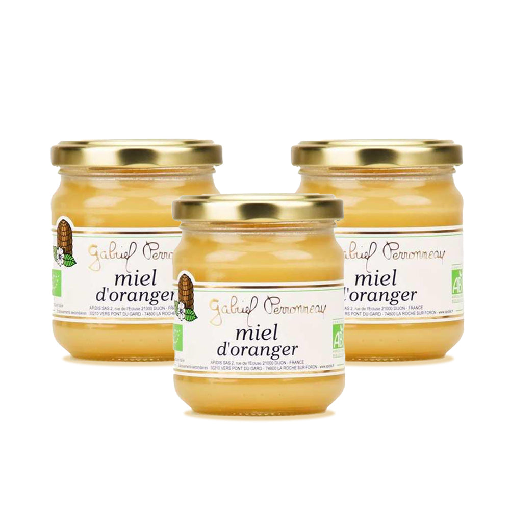 عسل شجرة البرتقال العضوي من غابريال بيرونو 250 غ - (عبوة من 3 قطع)