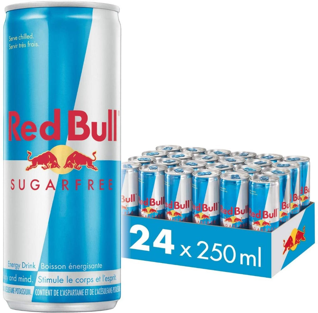 Red Bull Sugar Free Energy Drink 250ml (Pack Of 24 pcs)