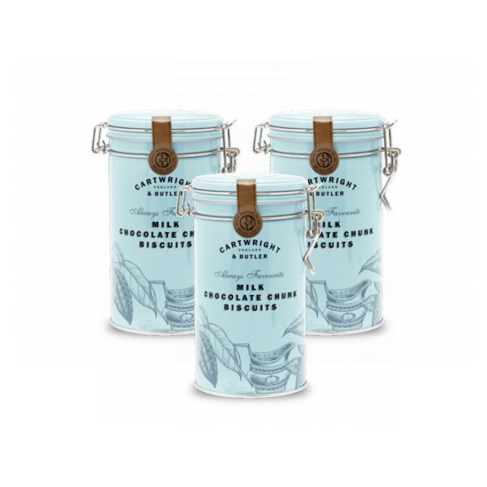 بسكويت كارترايت آند بتلر بقطع الشوكولاتة بالحليب في علبة (عبوة من 3 قطع)