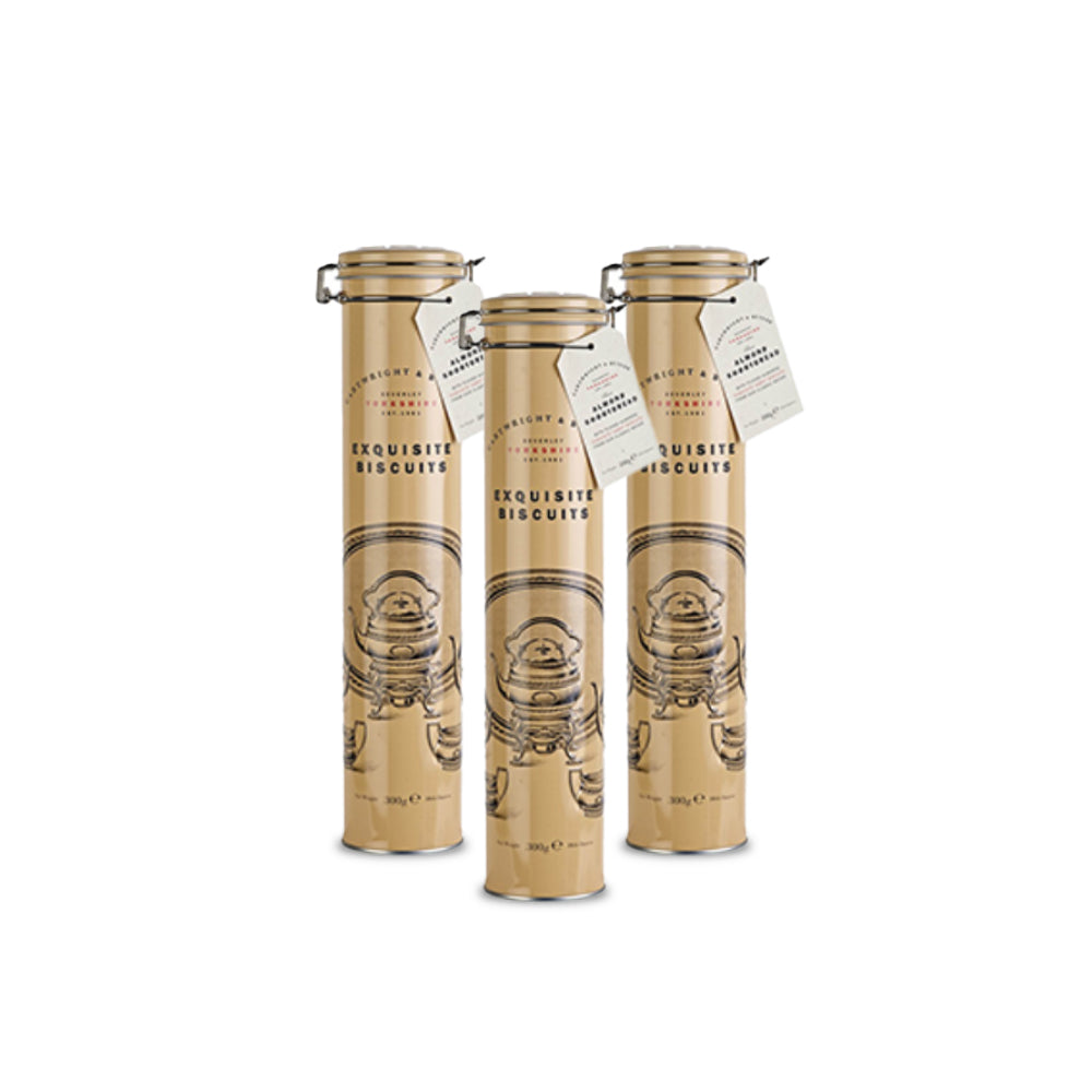 كارترايت وبتلر خبز اللوز القصير في علبة 300 جرام (عبوة من 3 قطع)