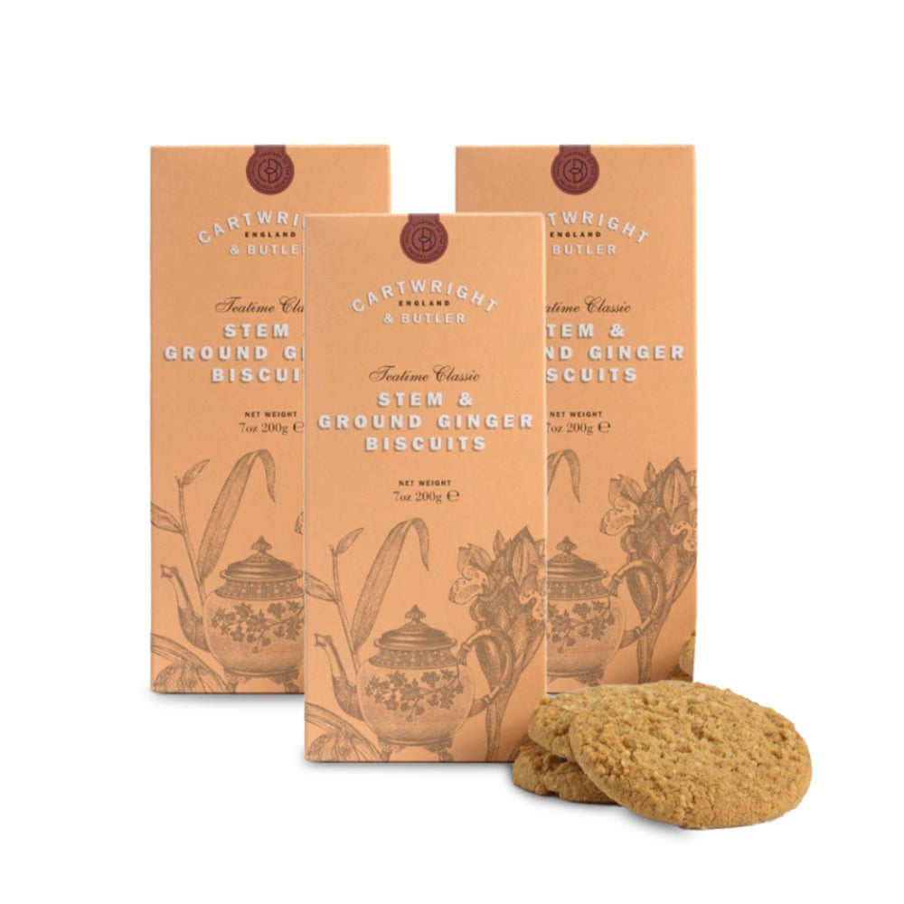 بسكويت كارترايت آند بتلر ستيم بالزنجبيل (عبوة من 3 قطع)