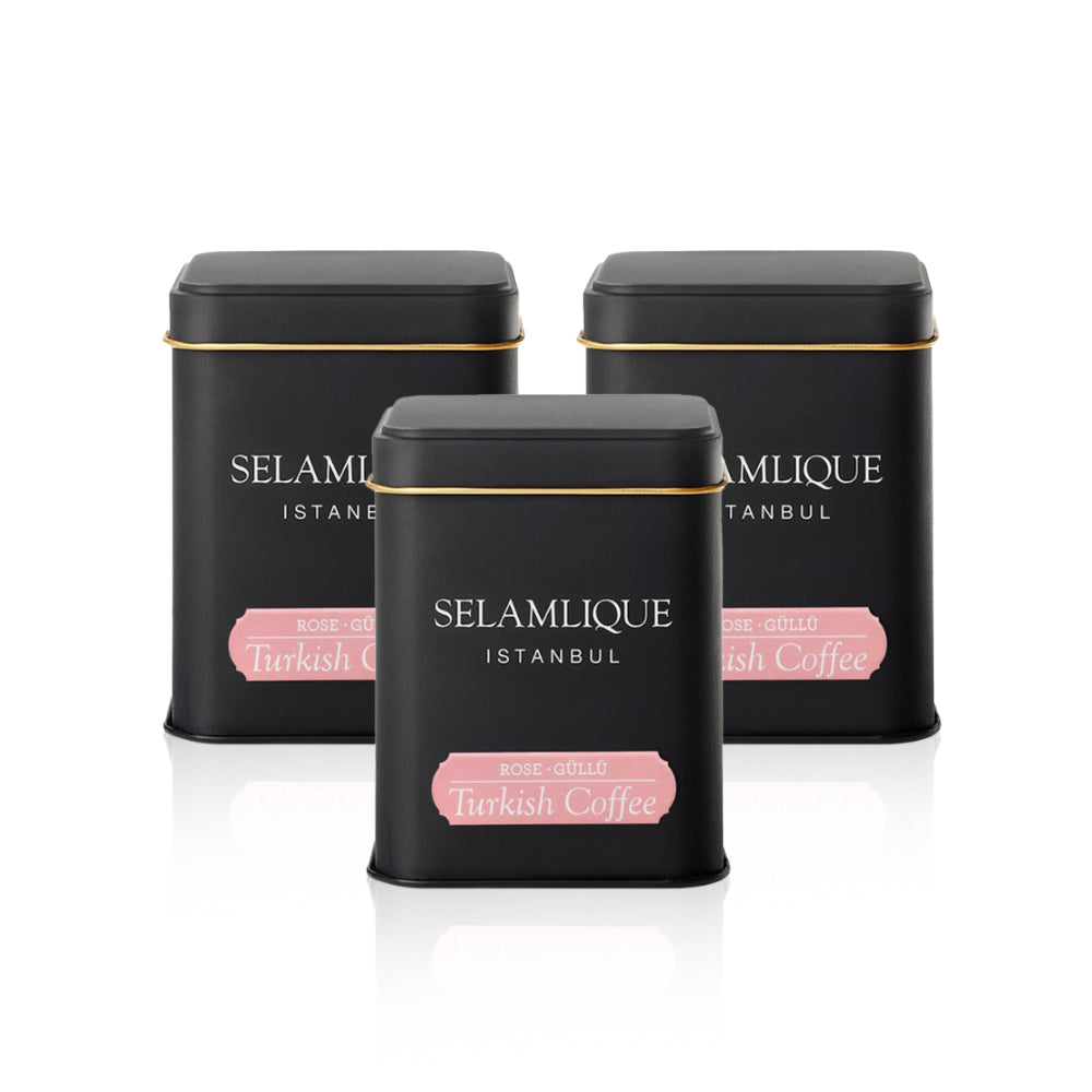 Selamlique Turkish Coffee 125G - Rose (Pack of 3)