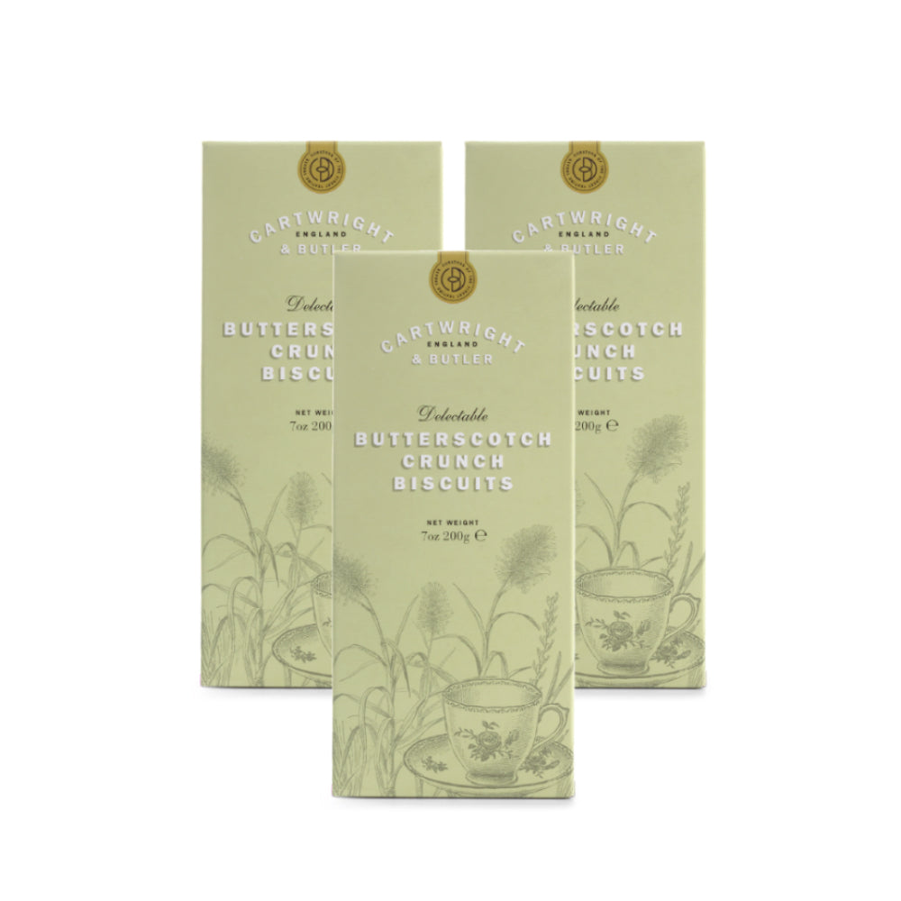 ( بسكويت الزبدة الاسكتلندية المقرمش من كارترايت آند بتلر (مجموعة من ٣ علب