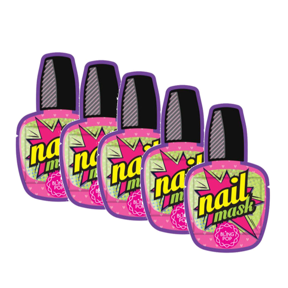 بلينغبوب طلاء زبدة الشيا للعناية بالاظافر - (مجموعة من 5 قطع)