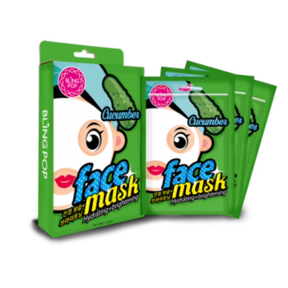 ماسك مرطب بخلاصة الخيار من بلينجبوب (عبوة من 10 قطع)