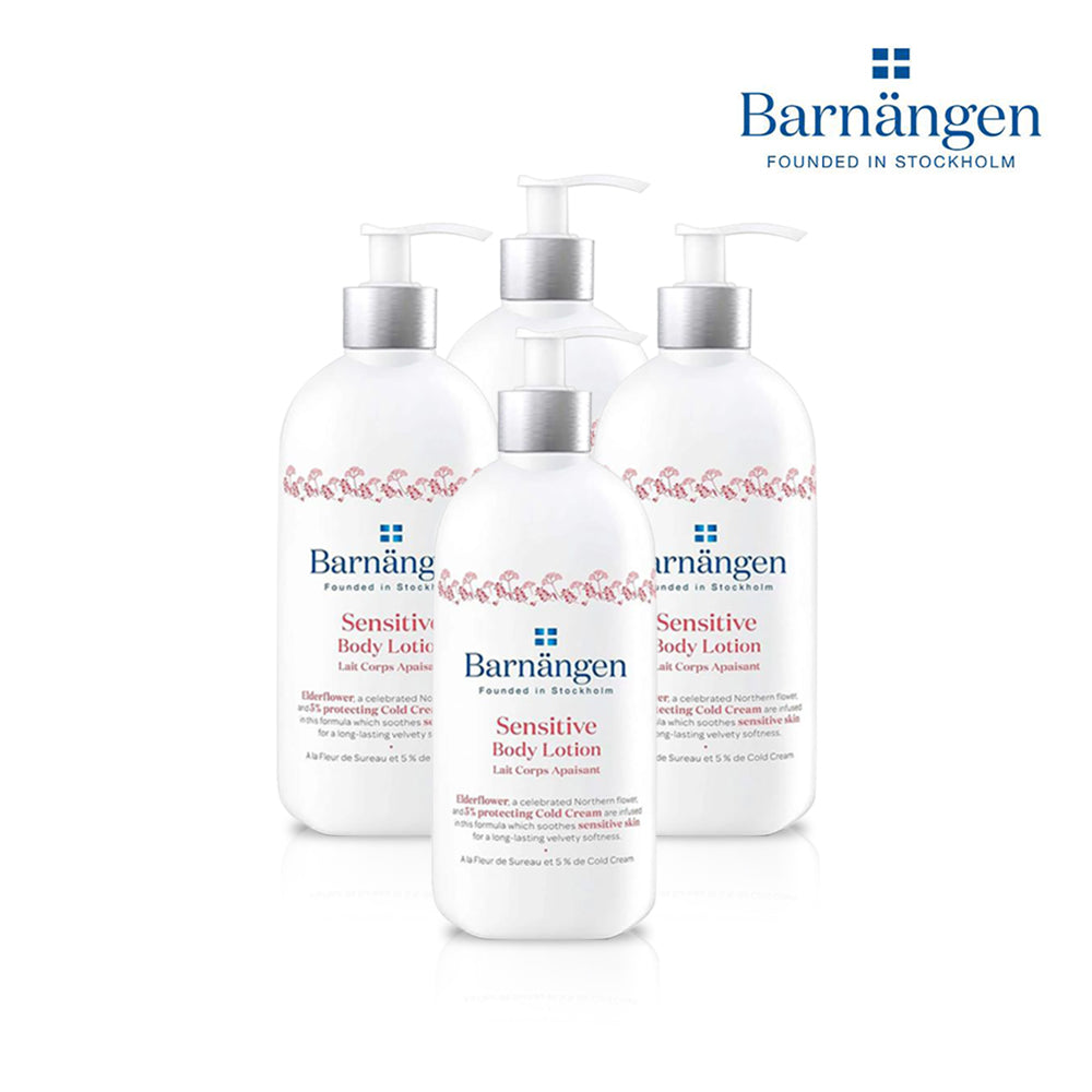 Barnangen Body Lotion Sensitive 400ml - (Pack of 4)