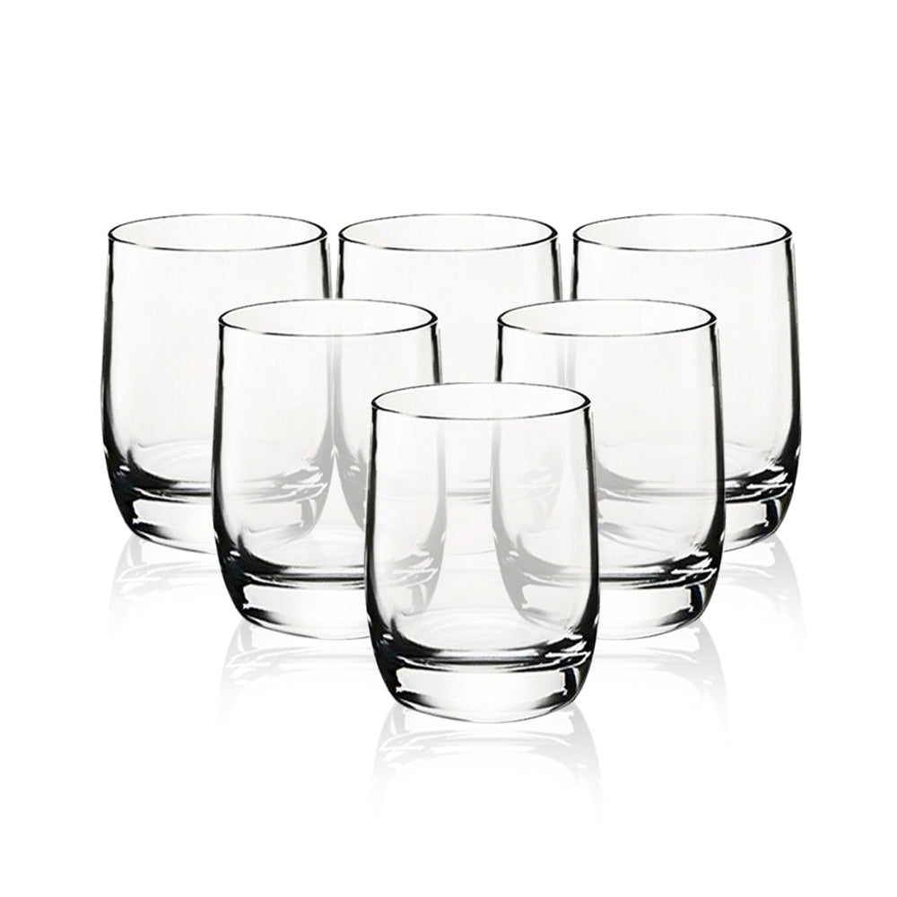 اكواب الماء لوتو واتر من بورميولي روكو بسعة 270 مل (مجموعة من 6 اكواب)