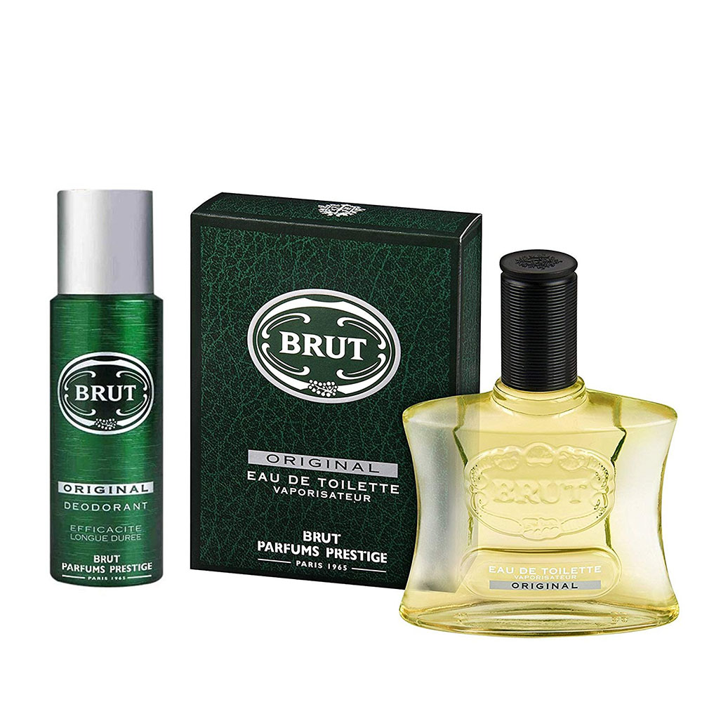 Brut Original EDT + Deodorant For Men 100ml/200 Ml - Pack of 6 Boxes - Billjumla.com