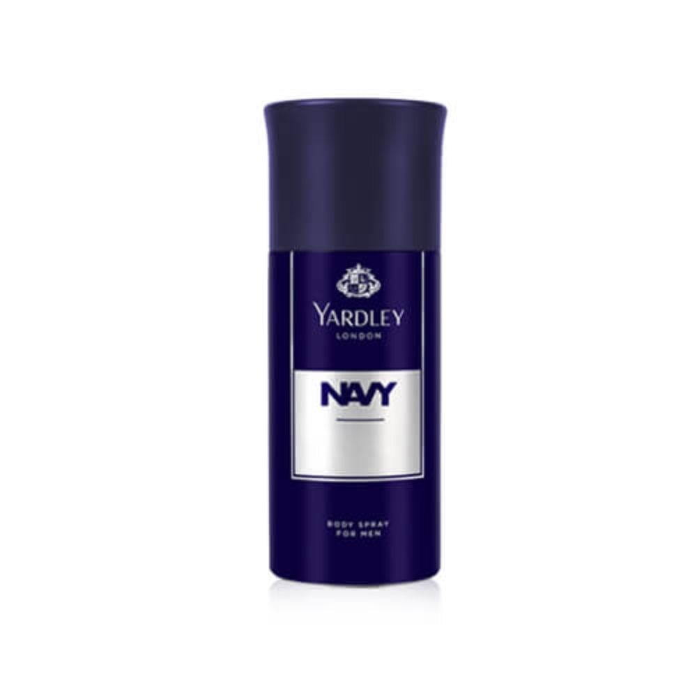 Yardley Navy Bodyspray For Men 150Ml - (Pack of 6) - Billjumla.com