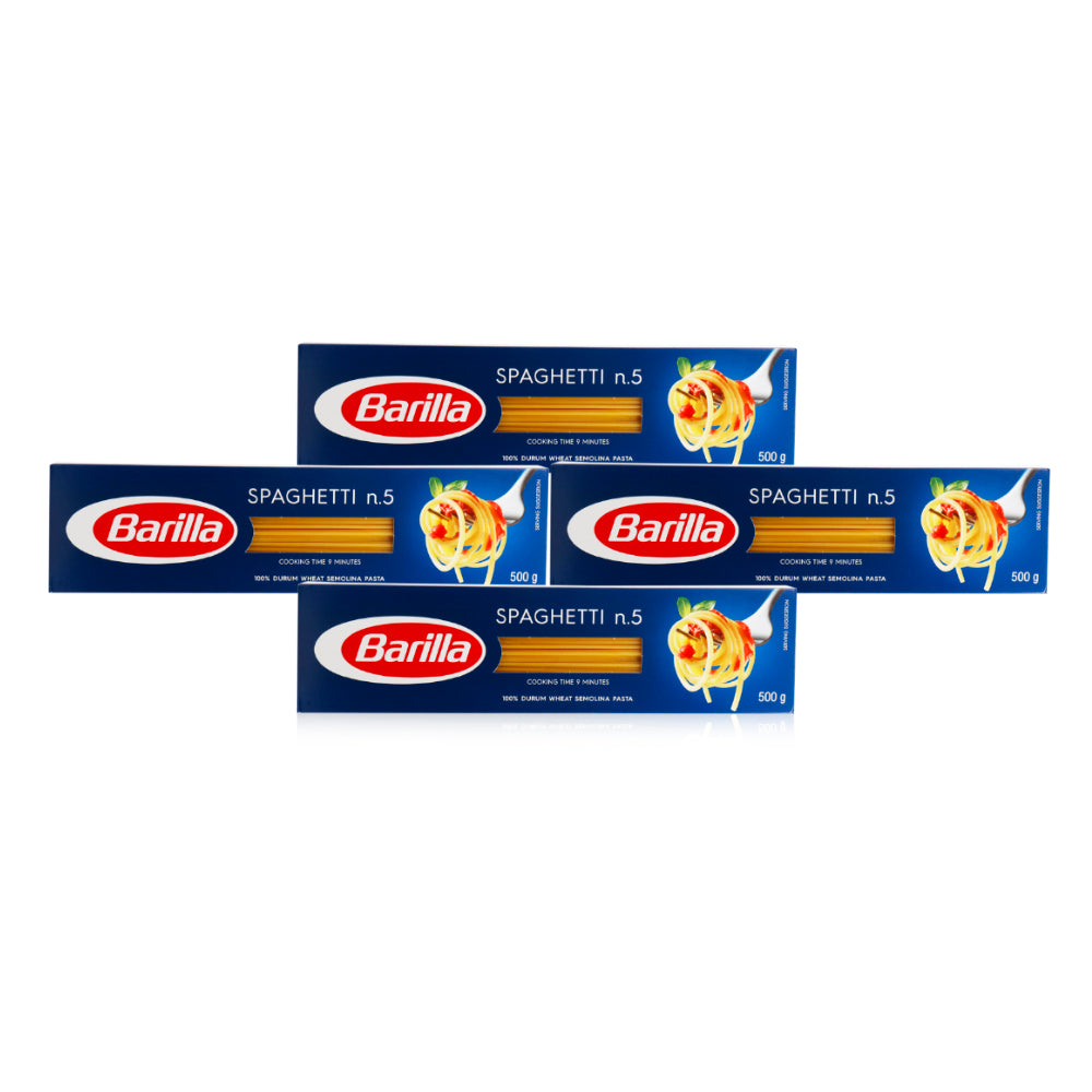 Barilla Spaghettini (No.5) 500g - (حزمة 4)