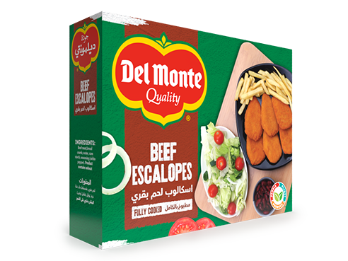 Del Monte Beef Escallop Plain 400g (Pack of 6)