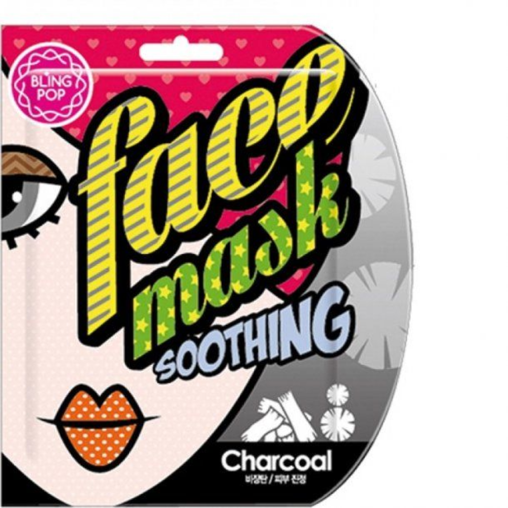 Blingpop Charcoal Black Bamboo Mask - Pack of 10 Pieces - Billjumla.com