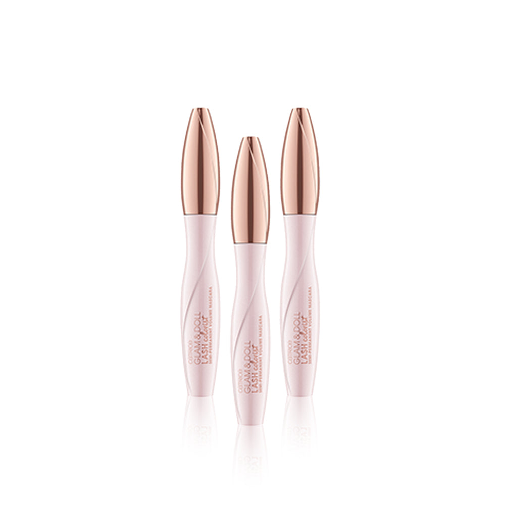 كاتريس جلام دول لاش ماسكارا شبه دائم 010 مجموعة من 3 قطع