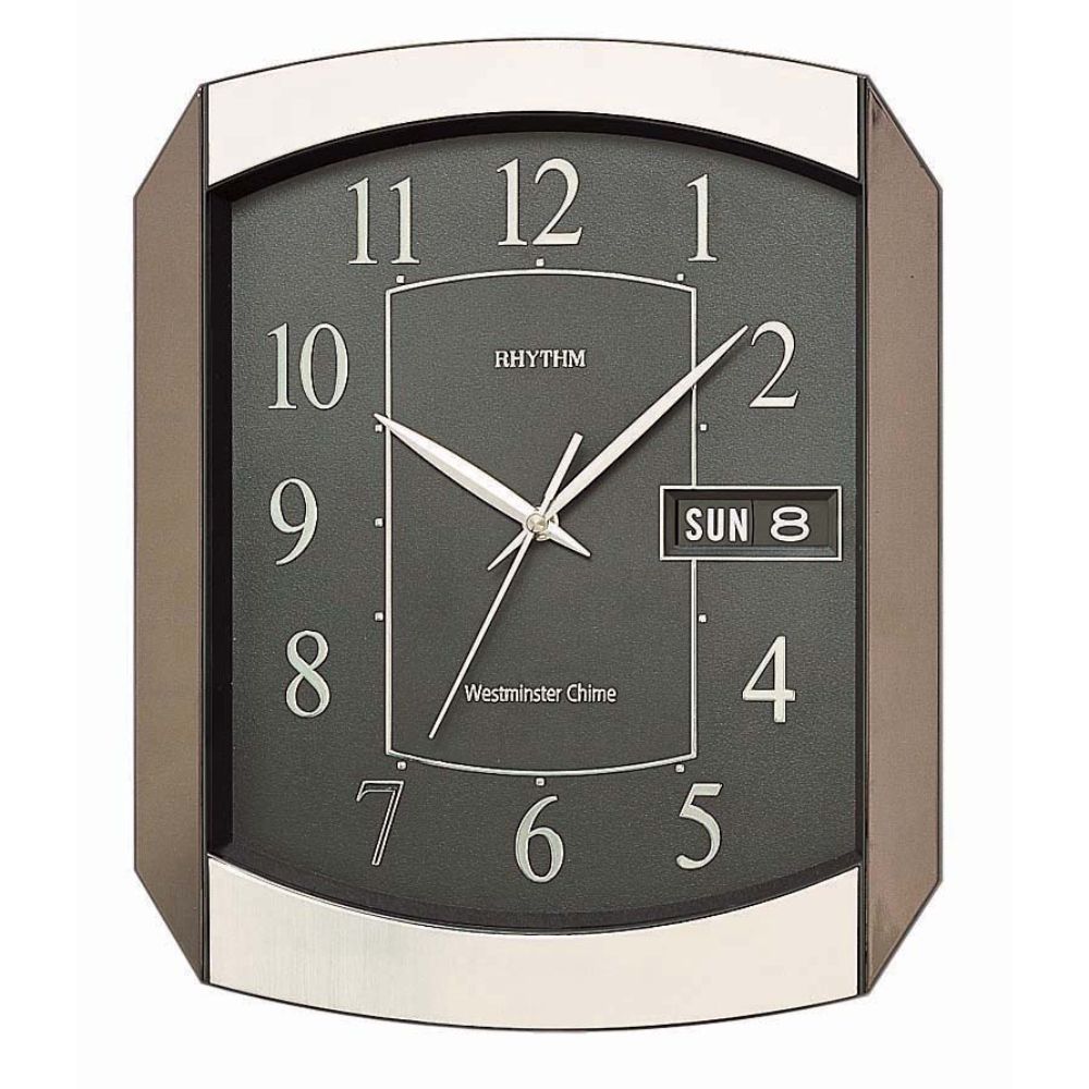 Rhythm Westminster Chime Day-Date Calendar Wall Clock - Billjumla.com