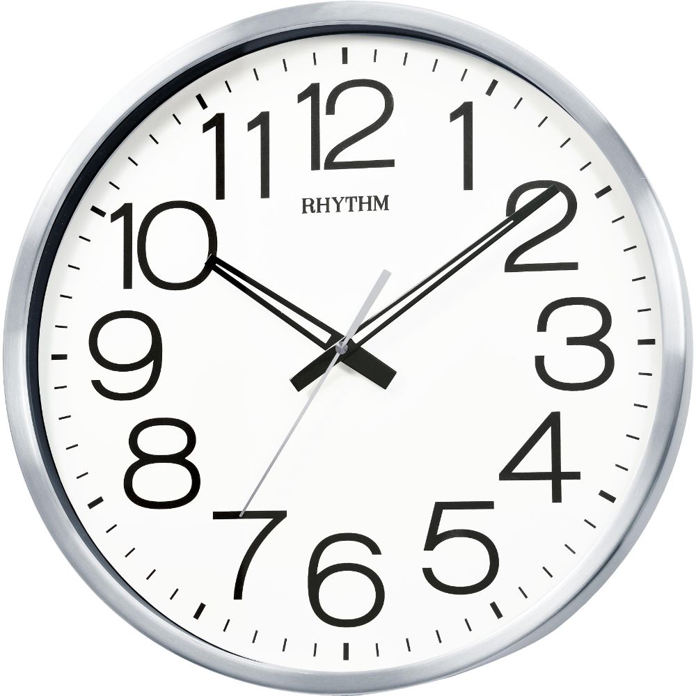 Rhythm Aluminium Silent Wall Clock - Billjumla.com