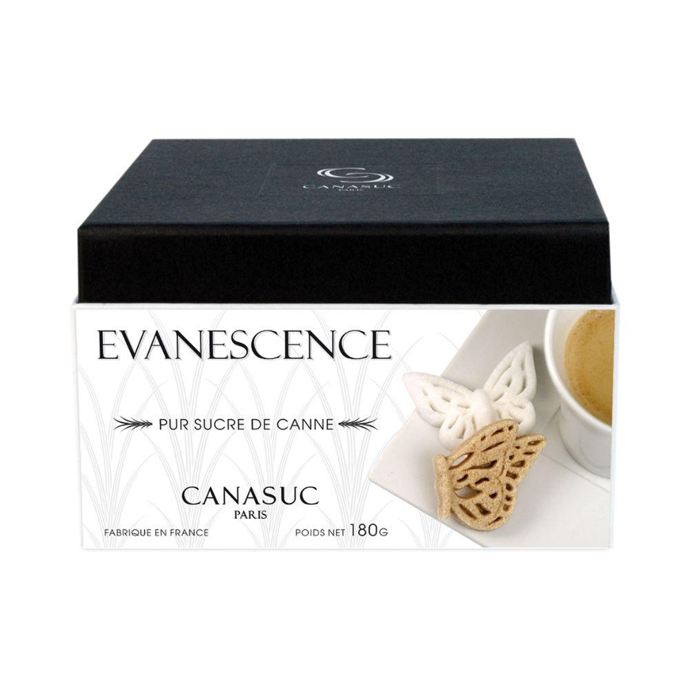 كاناسوك علبة أبيض وأسود سكر على شكل فراشة 200 جرام