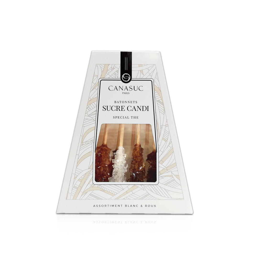 Canasuc White & Brown Candy Sticks Tea Size 80g (Pack of 2)
