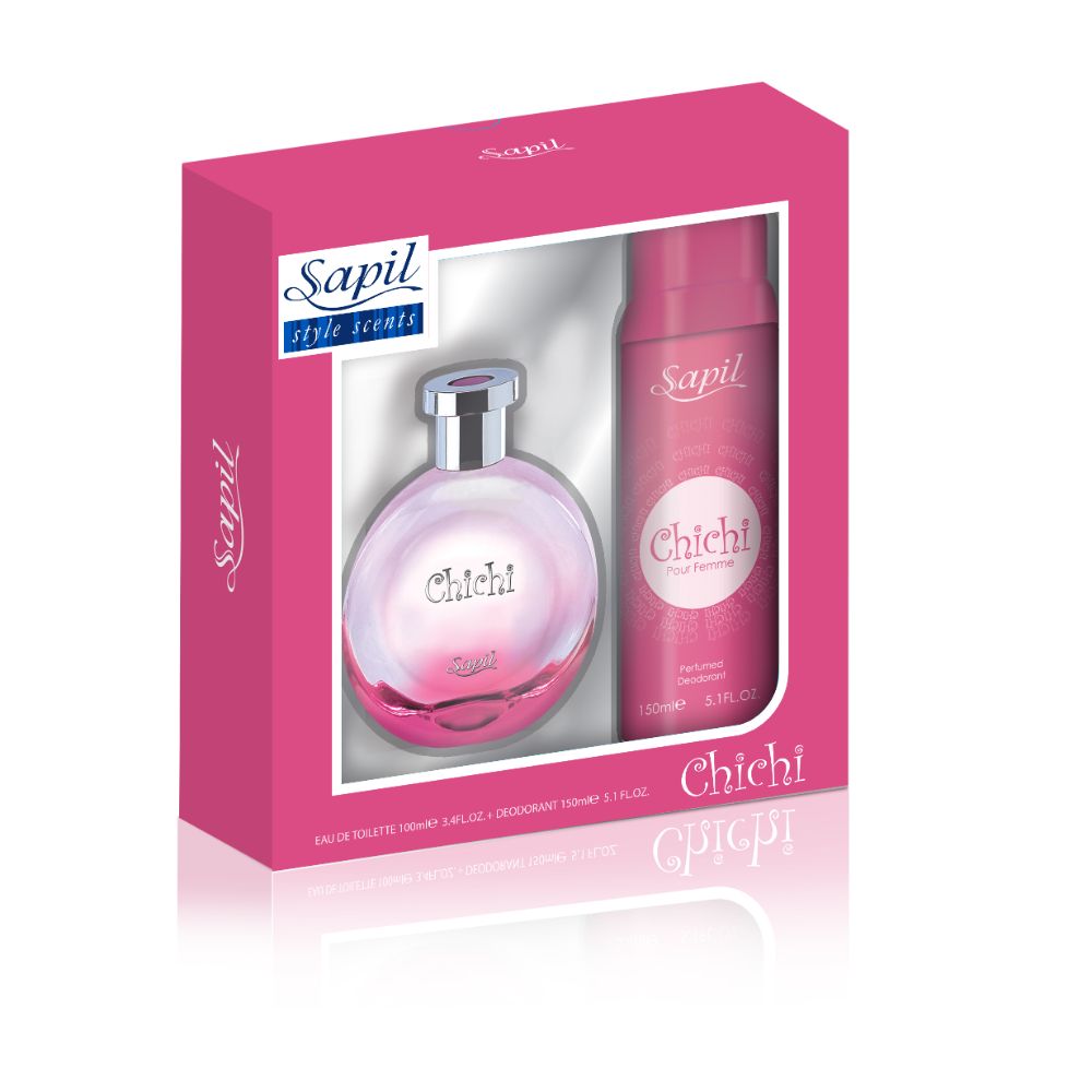 Sapil Chichi Eau De Toilette For Women 100 Ml+ 150 Ml Deo - (Pack of 3) - Billjumla.com