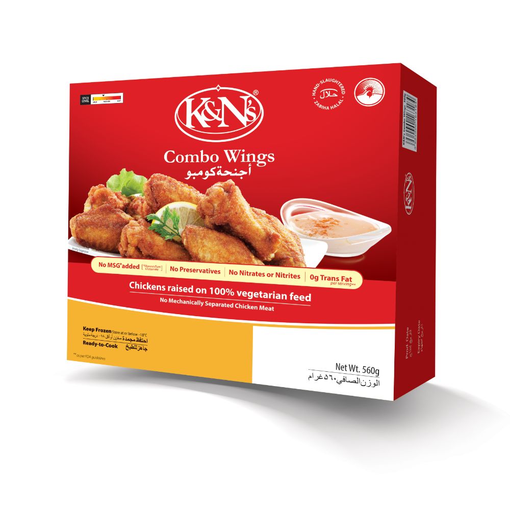 K&N Combo Wings 560gm - (Pack of 4) - Billjumla.com