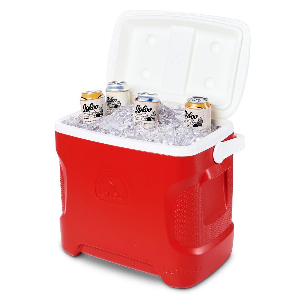 صندوق تبريد كونتور 28 لتر من ايغلو - احمر