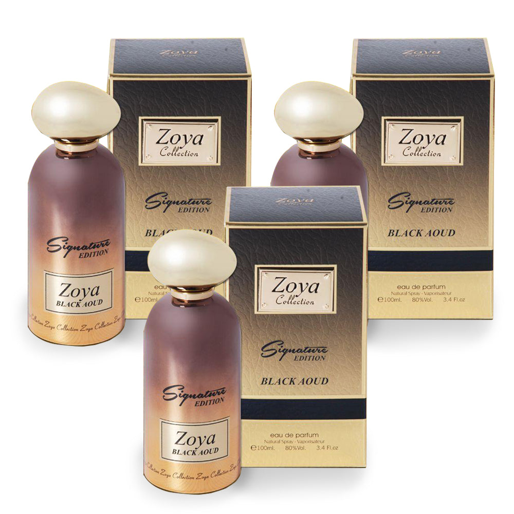 Zoya Collection Black Oud - (Pack Of 3) - Billjumla.com