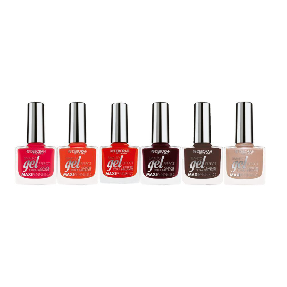 Deborah Gel Effect Nail Polish Set - Island Sunset (Pack of 6 Pieces)