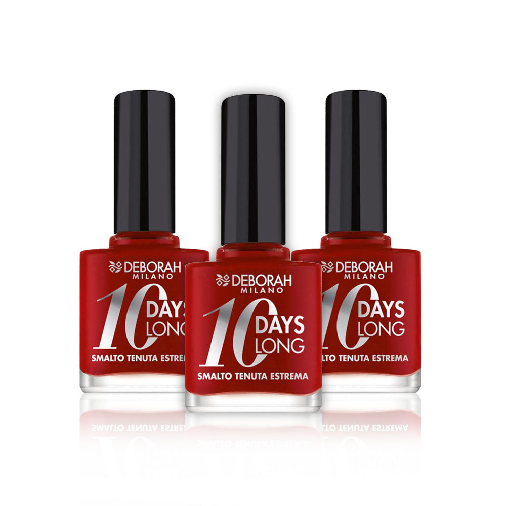 Deborah 10 Days Long Nail Polish- (Pack of 3)