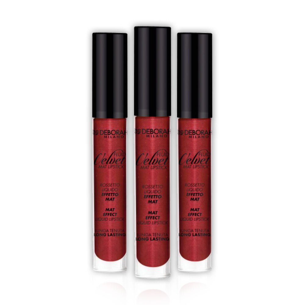 Deborah Fluid Velvet Lipstick 51 - (Pack of 3)