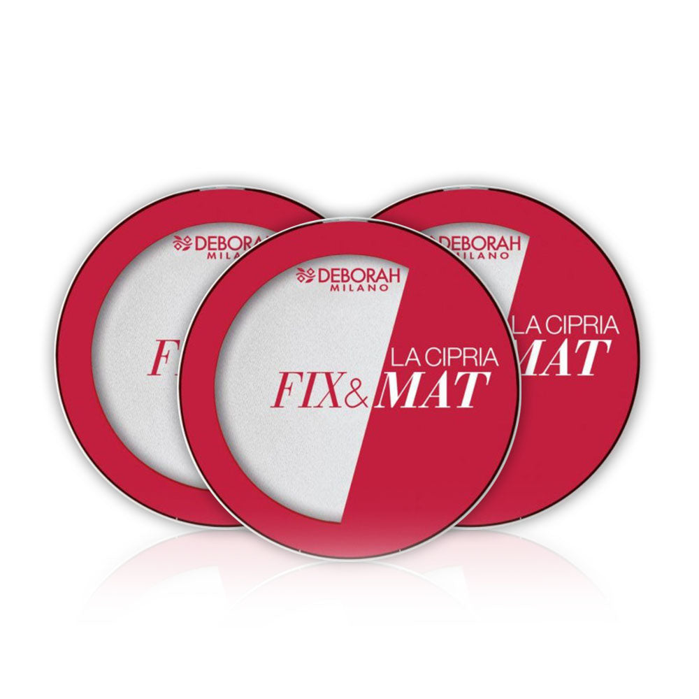 ديبوره لاكريبيا فيكس مات بودرة تثبيت عبوة من 3 قطع