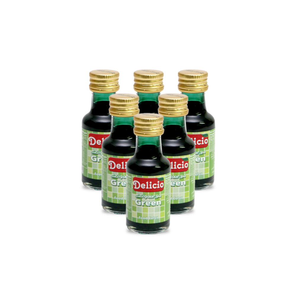 Delicio Green Color 28 ml(Pack of 12)