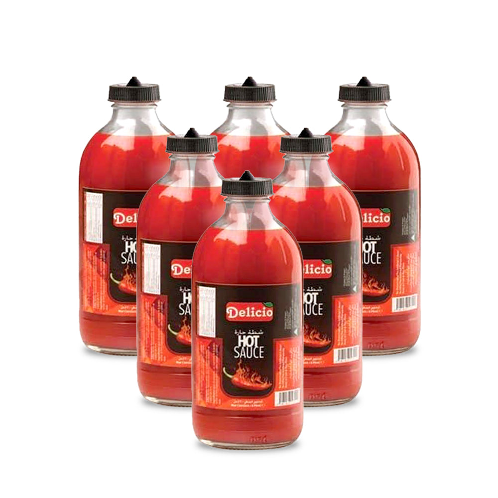 Delicio Hot Sauce 470ml - (Pack of 6)