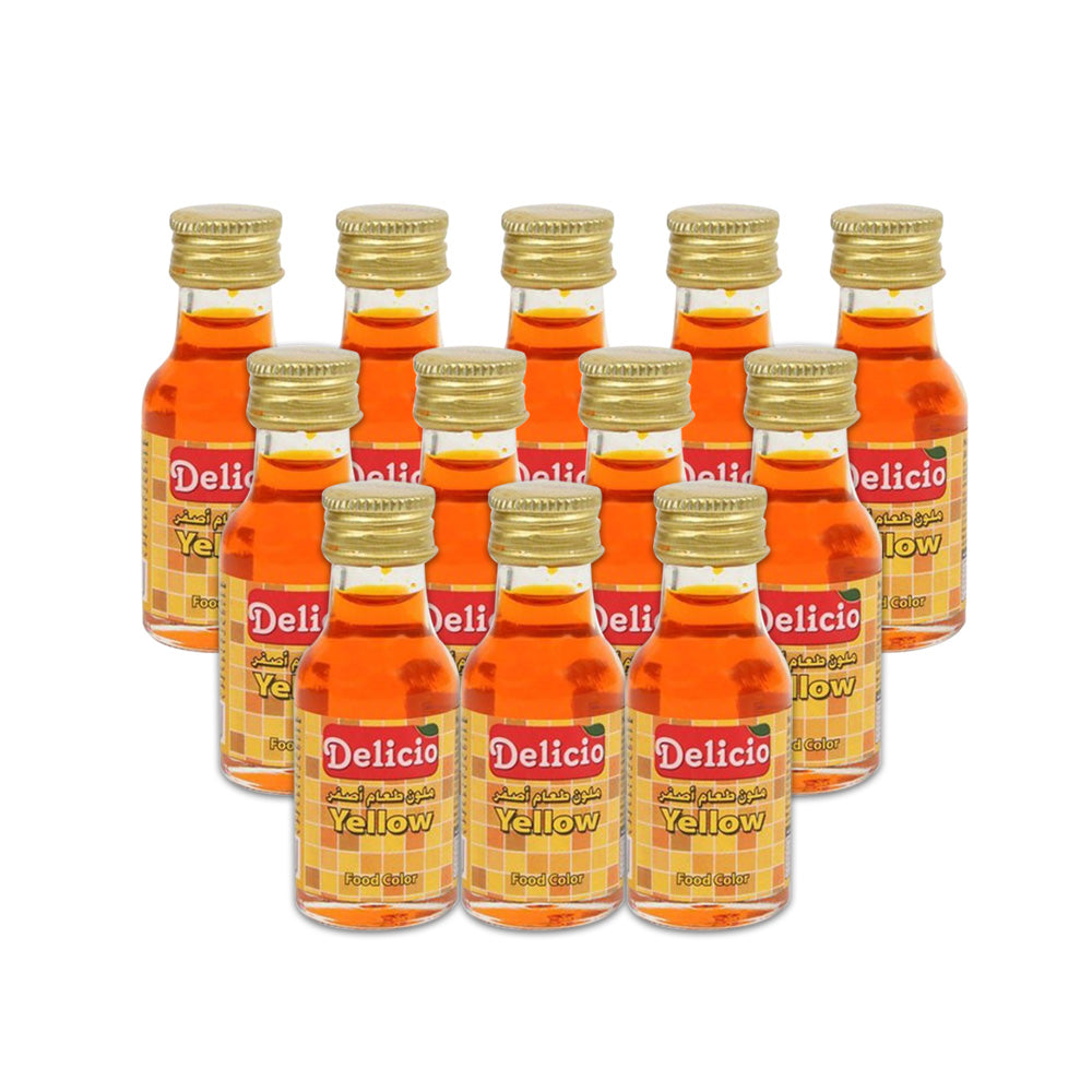 ديليسيو ملون طعام أصفر 28 مل