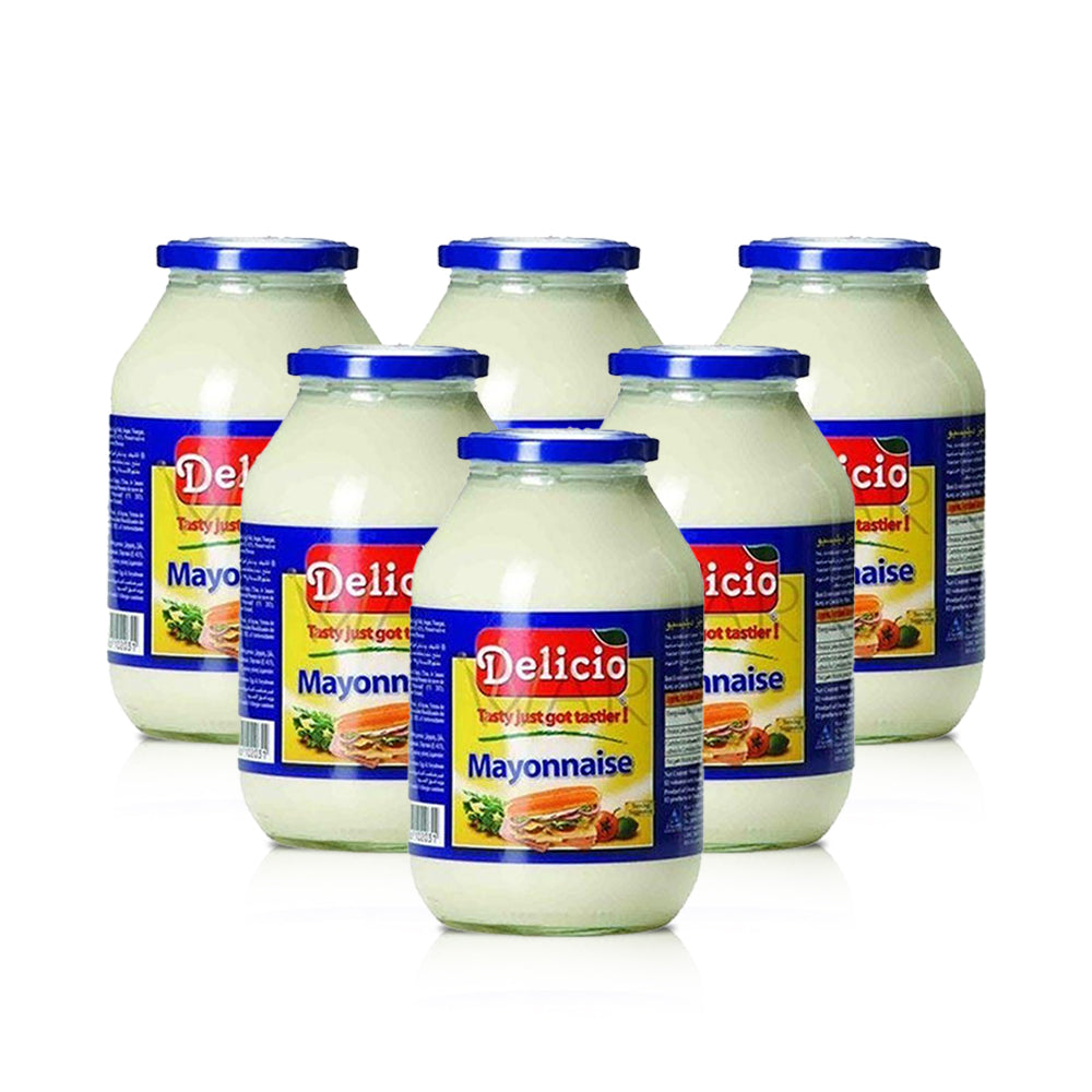 علبة مايونيز ديليسو 946 مل مجموعة من 6 علب