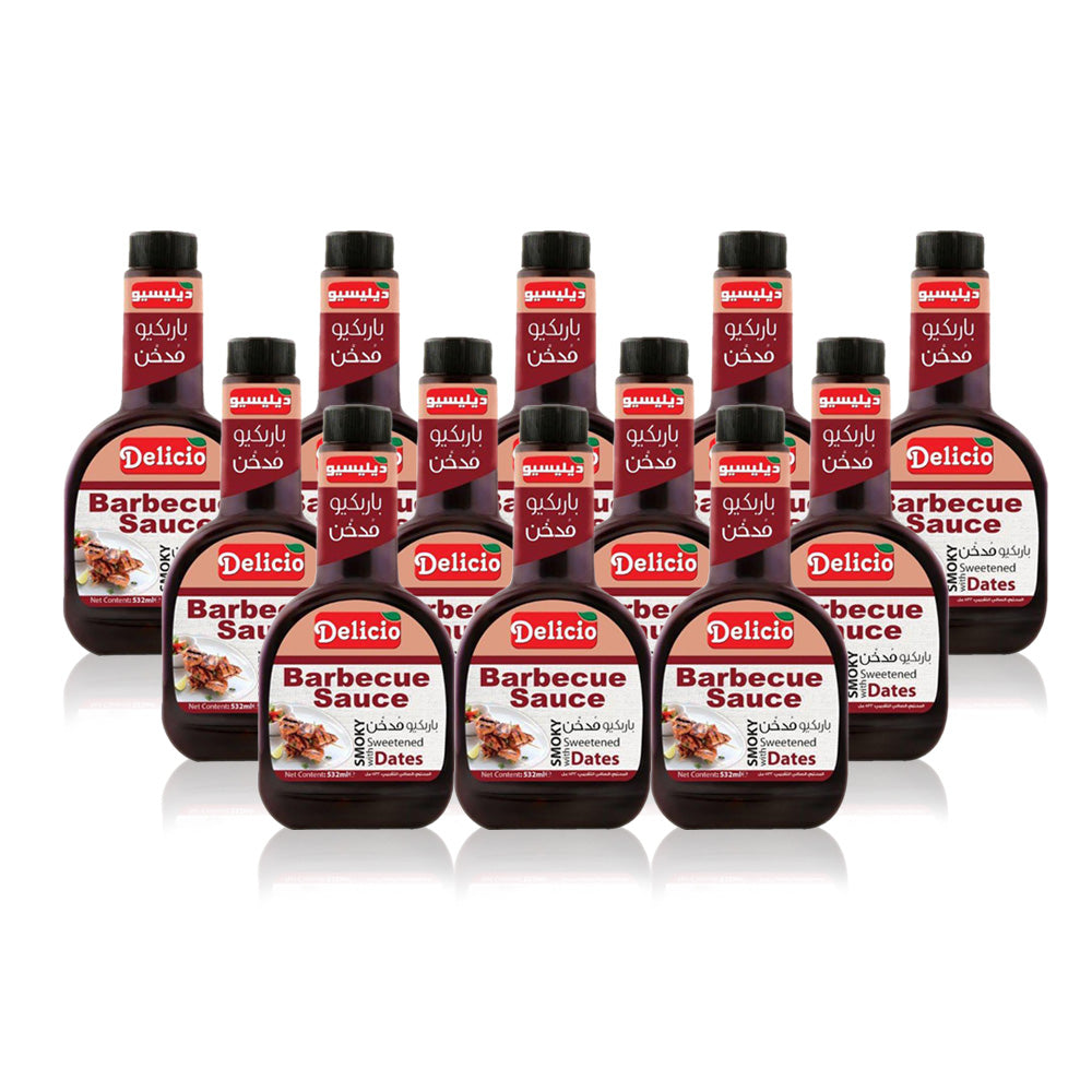 ديليسيو باربكيو مدخن 532غ مجموعة من 12 قطعة